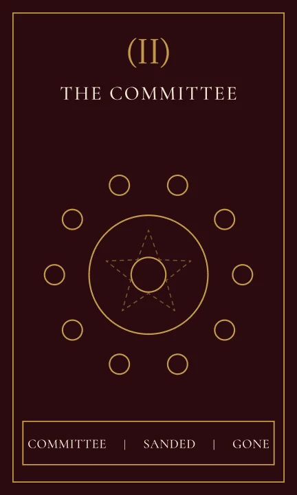 Tarot card 2, The Committee