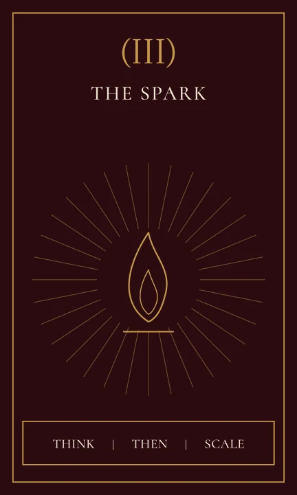 Tarot card 3, The Spark